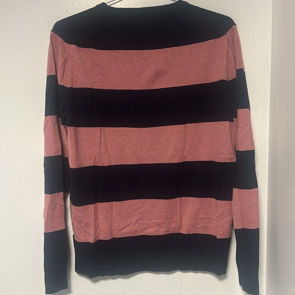 Pink and Navy Striped Sweater - Picture 2 of 2